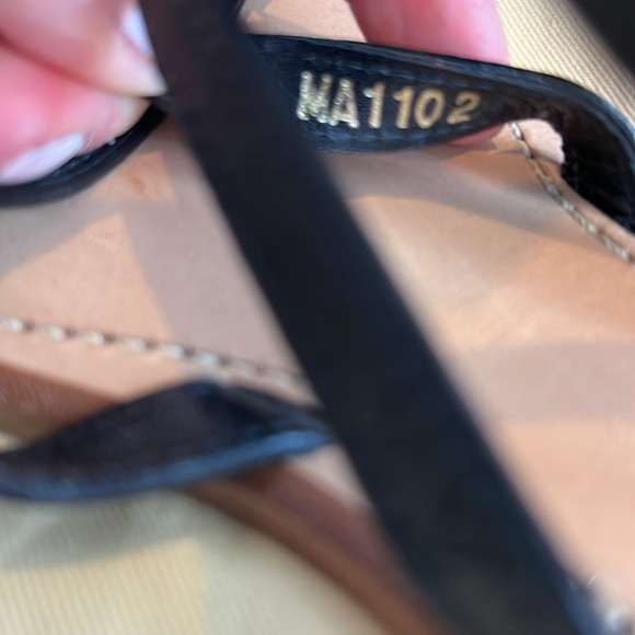 LOUIS VUITTON Black Gladiator Style Sandals - Picture 5 of 6